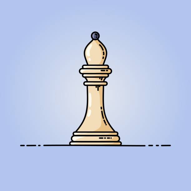 Illustration of a chess bishop