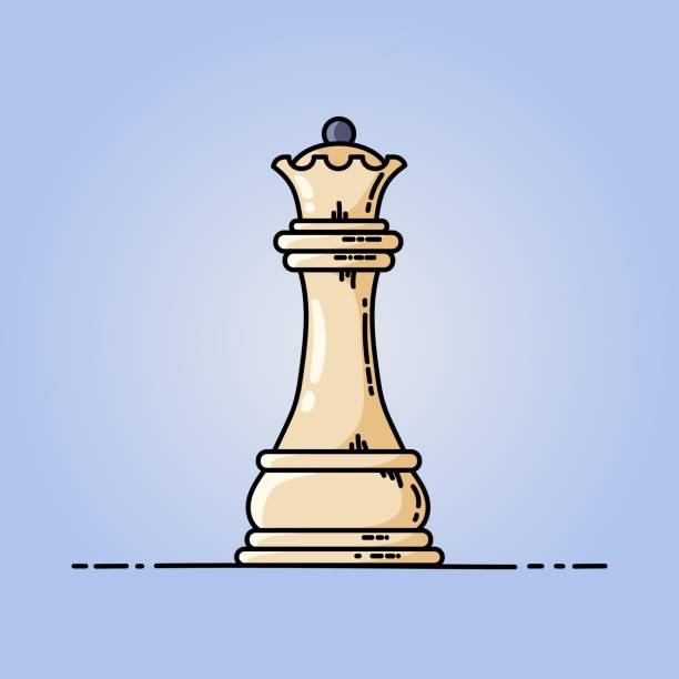 Illustration of a chess queen