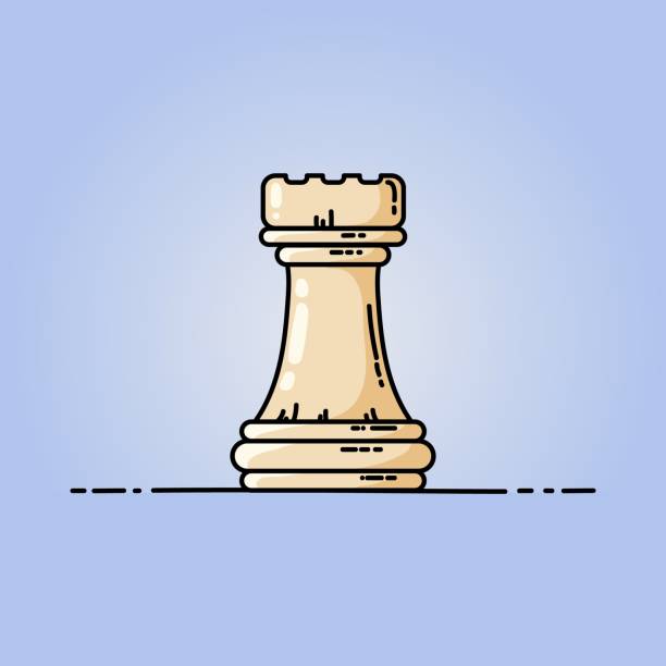 Illustration of a chess rook